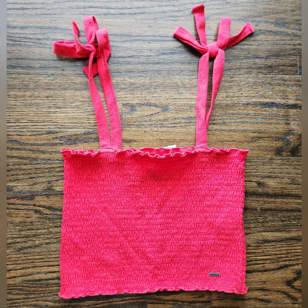 Red Hollister Crop Top